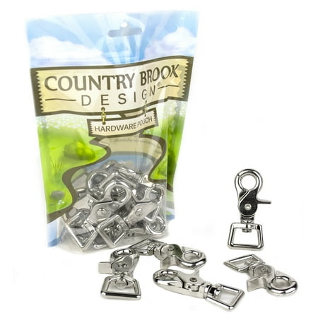 

10 - Country Brook Design® 3/4 inch Trigger Swivel Snap Hooks