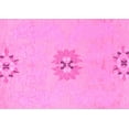 thumbnail image 1 of Ahgly Company Indoor Rectangle Abstract Pink Modern Area Rugs, 6' x 9', 1 of 4