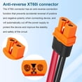 thumbnail image 2 of Solar Panel to XT60i Adapter Cable 12AWG Waterproof Extension for Portable Power Station, 2 of 7