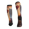 thumbnail image 2 of Bixox Sunset Calf Flower Field Print Compression Socks,Compression Socks Women & Men Circulation for Medical,Running,Athletic, 2 of 7