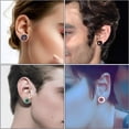 thumbnail image 4 of DESIGNICE 20Pcs Tunnels Kit 2G-1" Silicone Ear Skin Gauges Plugs Ear Expander Stretching Set, 4 of 5