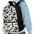 thumbnail image 4 of HUIACONG Cute Dachshund Print School Backpack for Age 6-18 Large Capacity Lightweight Water-Resistant Back to School Bookbag for Elementary Middle High School Boys Girls Students, 4 of 6
