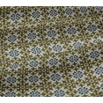 thumbnail image 5 of oneOone Viscose Jersey Dark Olive Green Fabric Floral & Tiles Moroccan Fabric For Sewing Printed Craft Fabric By The Yard 60 Inch Wide, 5 of 5