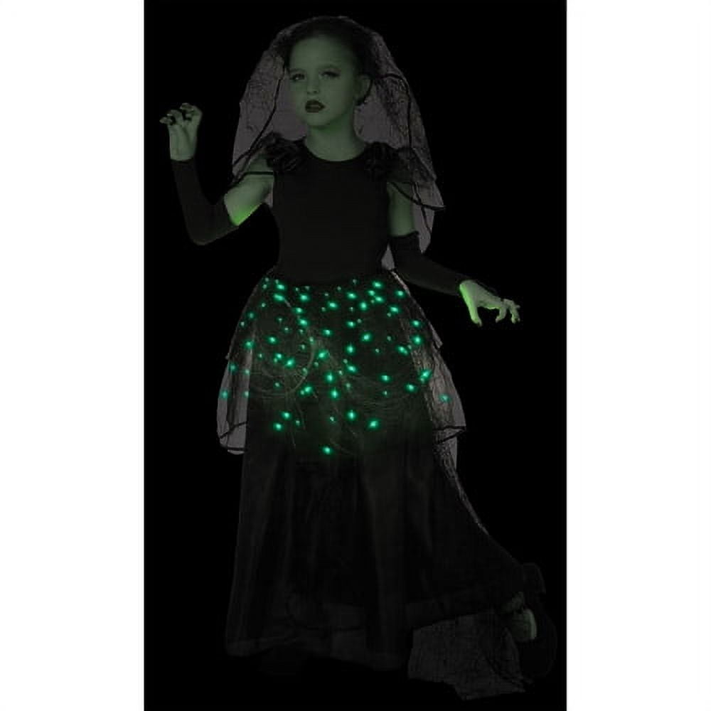 Illuminating Dark Bride Child Dress-Up Costume