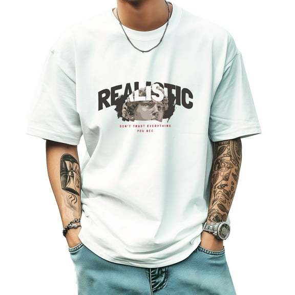 Men's Short Sleeve Graphic T shirt Collection Summer New Trend Sports Shirt Select