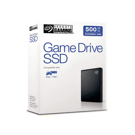 [ソフト5本付/SSD500G]PS4 (CUHJ-10000) Seagate 500GB Game Drive SSD for PlayStation PS4 & PS5, USB