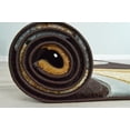 thumbnail image 3 of Planet Rugs Premium 3D Thick Abstract Indoor Area Rug 327 Smoke Blue Beige 6'6''x6'6'' Round, 3 of 10