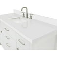 thumbnail image 3 of Ariel H061SWQRVOGRY Bristol 61" Free Standing Single Rectangular Basin Vanity Set - Grey, 3 of 7