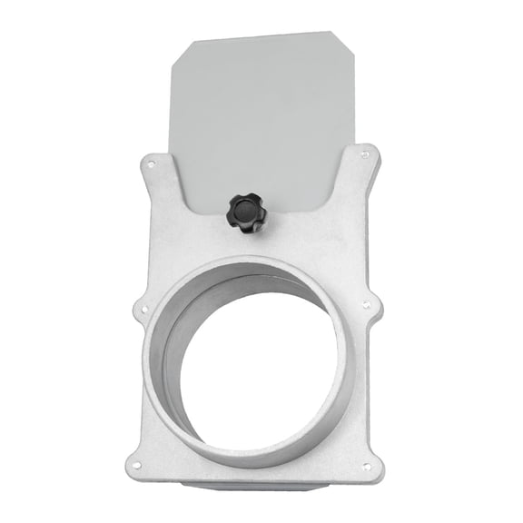 POWERTEC 4 inch Aluminum Blast Gate for Dust Collector, Dust Collection Fittings (70135)