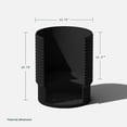 thumbnail image 3 of Veradek Mod Series 17" Plastic-Stone Medum Planter - (Black, 2 Pack), 3 of 11