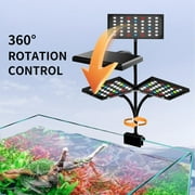 LED Aquarium Light, Clip On Aquarium Light for 5-55 Gal Tank, 24/7 Cycle Fish Tank Light with Timer, Full Spectrum Aquarium Plant Light, Clip on Freshwater Planted Light for Aquarium Plant Growth