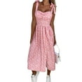 thumbnail image 2 of LilyLLL Womens Summer Beach Boho Floral Sundress Sleeveless Midi Maxi Dress, 2 of 5