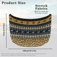 thumbnail image 6 of Uorisanigo Aztec Leopard Horse Stretch Car Cover Protector Fashion Car Bonnet Banner Outdoor Decoration Car Hood Cover for Car Decor Automotive Accessories Suitable for Cars, 6 of 7
