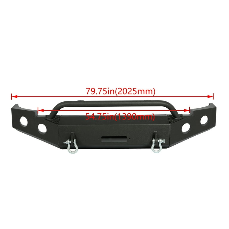 Kojem Front Bumper Push Bar for 2007-2013 Chevy Silverado 1500 w