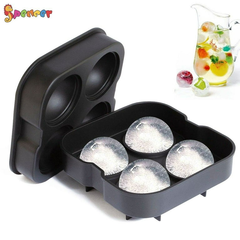 4 Pcs Silicone Ice Molds Tray Fun shapes,ice cube molds for cocktails Great  For Bachelor Parties