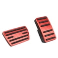 thumbnail image 3 of Car Foot Rest, 2PCS Comfortable Accelerator Brake Pedal  Replacement For  10 2018-2021 For Maintenance Silver,Red, 3 of 8