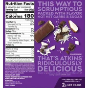 Atkins Endulge Treats, Chocolate Coconut Bars, 5 Count