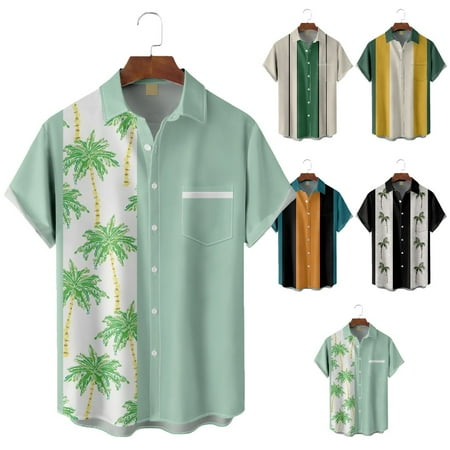

Big & Tall Men Beach Aloha Shirts Funny Lightweight Clothing Apparel Plus Size Men