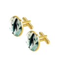 thumbnail image 2 of Whale Men's Cufflinks for Formal Attire Made of Stainless Steel Special Occasions, 2 of 6