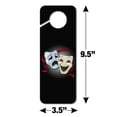 thumbnail image 6 of Drama Comedy Tragedy Masks Theater Plastic Door Knob Hanger Sign, 6 of 6