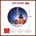 thumbnail image 2 of Fotbe Lantern On Snow With Christmas Pattern Christmas Tree Skirt, Tree Skirts Plush Christmas Decorations, Christmas Tree Skirts Xmas Decorations Holiday Party Decor-48", 2 of 6
