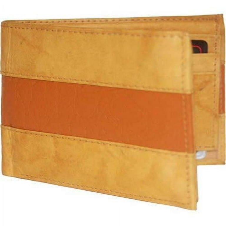 Special Series Genuine Leather Mens Double Flap Up 4 ID