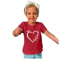 thumbnail image 6 of Wavsuf Kids T-Shirts for Boys Solid Printed Casual Summer Red Shirts Size 7 Years, 6 of 6