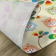 thumbnail image 5 of Ambesonne Cartoon Place Mats Set of 4, Owls Flowers Room, Standard Size, Multicolor, 5 of 6