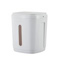 thumbnail image 1 of Billuyoard Caja de arroz al vacío para cocina, Cubo de grano a prueba de insectos, soporte de almacenamiento recargable de alimentos de Organizadores de utensilios de cocina Blanco/Sin asa, 1 of 6