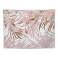thumbnail image 5 of Jungle Tropical Palm Leaves Tapestry Wall Hanging,Tropical Rainforest Pink Leaf Home Decor Wall Tapestry for Dorm Living Room Bedroom, 5 of 6