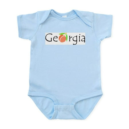 

CafePress - Georgia Peach Infant Bodysuit - Baby Light Bodysuit Size Newborn - 24 Months