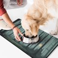 thumbnail image 2 of Halloween Pumpkin Dog Mat for Food and Water Absorbent No-Slip 17x30 Inch Pet Food Mat Pumpkin Skull Bat Spider Cat Mat for Food Dog Water Bowl Mat for Messy Drinker, 2 of 7