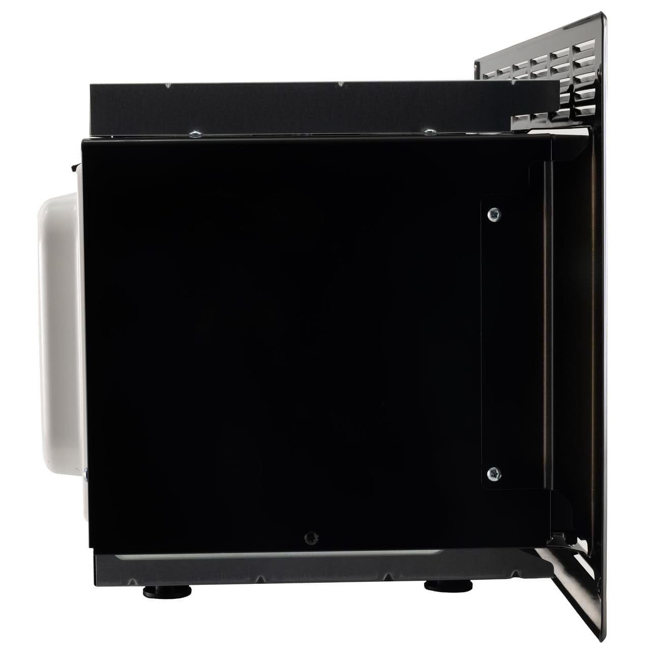 RecPro RV Microwave | .9 cubic ft Black Microwave with Trim Kit | 900 Watt (RPM-5-BLK) | Direct Replacement for Greystone