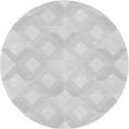 thumbnail image 1 of Ahgly Company Machine Washable Indoor Round Transitional Gray Cloud Gray Area Rugs, 7' Round, 1 of 7