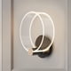 thumbnail image 1 of Luces de pared LED, apliques de pared decorativos acrílicos de 10 W, lámparas de pared redondas modernas, temperatura de 3 colores ajustable para sala de estar, dormitorio, camino, pasillo, escaleras JAMW Sencillez, 1 of 5