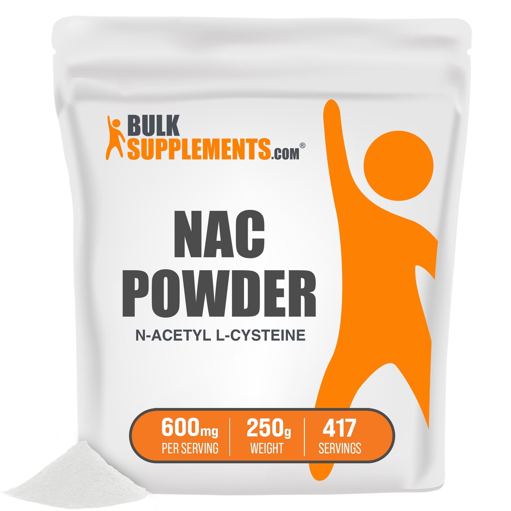 NAC (NAcetyl LCysteine) Powder, 600mg Lung