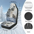 thumbnail image 7 of Uorisanigo Car Seat Covers Front Seats Only, 2Pcs Snow Wolf Print Auto Seat Covers Universal for SUV Trucks Sedan, Car Accessories for All Season Protection of Your Seats, 7 of 7