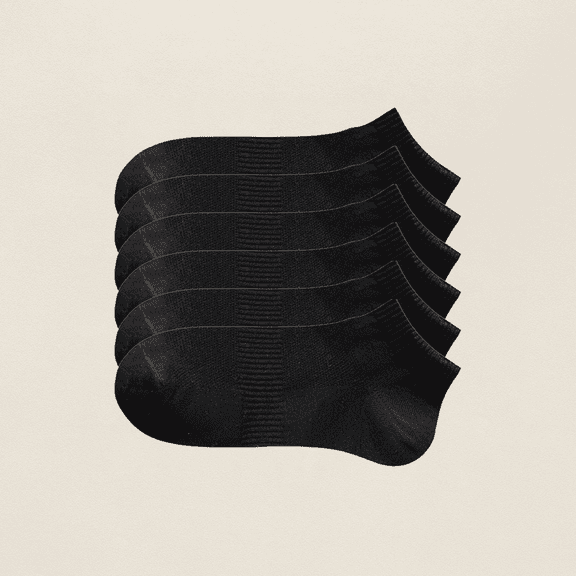 Sookeceks Ankle Socks for Mens 6 Pairs Bamboo Rayon Breathable Sports Low Cut Thin Size 7-11