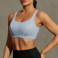 thumbnail image 2 of High-Impact Sports Bra - Full Coverage Anti-Bounce Yoga Bra with Wide Straps (Plus Size | EU/US Sizing) | Hontri | Running Absorbing And Comfortable Sports Bra for Women Anti Glare (Grey | L), 2 of 4