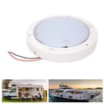 thumbnail image 4 of LED Panel Light With Switch Solar Energy System Bright 300lm Marine Lighting for RV Boat Ship Kitchen Cabinet 12V ABS Round Downlight, 4 of 7