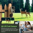 thumbnail image 4 of CAMPARK Cellular Trail Camera 4G LTE Send Picture to Cell Phone, Game Cameras with Night Vision Motion Activated Waterproof, Hunting Camera APP Control for Hunting Wildlife Monitoring, 4 of 8
