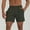 Army Green, variant on Men's Athletic Running Shorts Quick Dry Workout Shorts Lightweight Sports Gym Basketball 7"Hiking Tennis