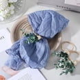 thumbnail image 3 of 6Pcs PVC Leaf Napkin Rings with Wood Beads Napkin Holder Adornment Restaurant Daily Accessiroes Dark Slate Gray 92x96x33mm Innner Diameter: 42.5mm, 3 of 9