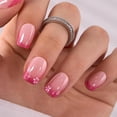 thumbnail image 1 of Soft Gel Oval Press-On Nails Kit, Reusable Fake Nails with Glue & Adhesive Tabs, 30PCS Salon-Quality Stick-On Nails for At-Home Manicure (Spring Kiss), 1 of 6
