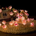 thumbnail image 3 of Luces de hadas solares YUANXCMXG 20 luces de Flores LED impermeables para exteriores, 3 of 5