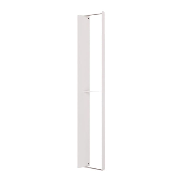 Estante lateral para lavadora, resistente, con abrazadera para armario, multiusos blanco Doble capa