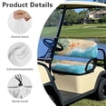 thumbnail image 6 of Jeiento Beach Starfish Golf Cart Seat Covers 2 Piece Set Universal Golf Cart Bench Seat with Backrest Covers Easy Installation Golf Cart Accessories Seat Protection, 6 of 7