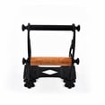 thumbnail image 4 of Renovators Supply Toilet Paper Holder Stand Wall Mount 6.5"Black Aluminum Toilet Paper Roll Holder w/Screws, 4 of 9