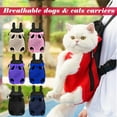Blarkrus Pet Dog Travel Backpack Carrier For Cat Dogs Front Backpack