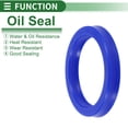 thumbnail image 3 of Anillo de Sello de Aceite Universal Labio UN de Bargains Únicos 55x70x10mm Alta Presión TPU Azul 5 Pcs, 3 of 7